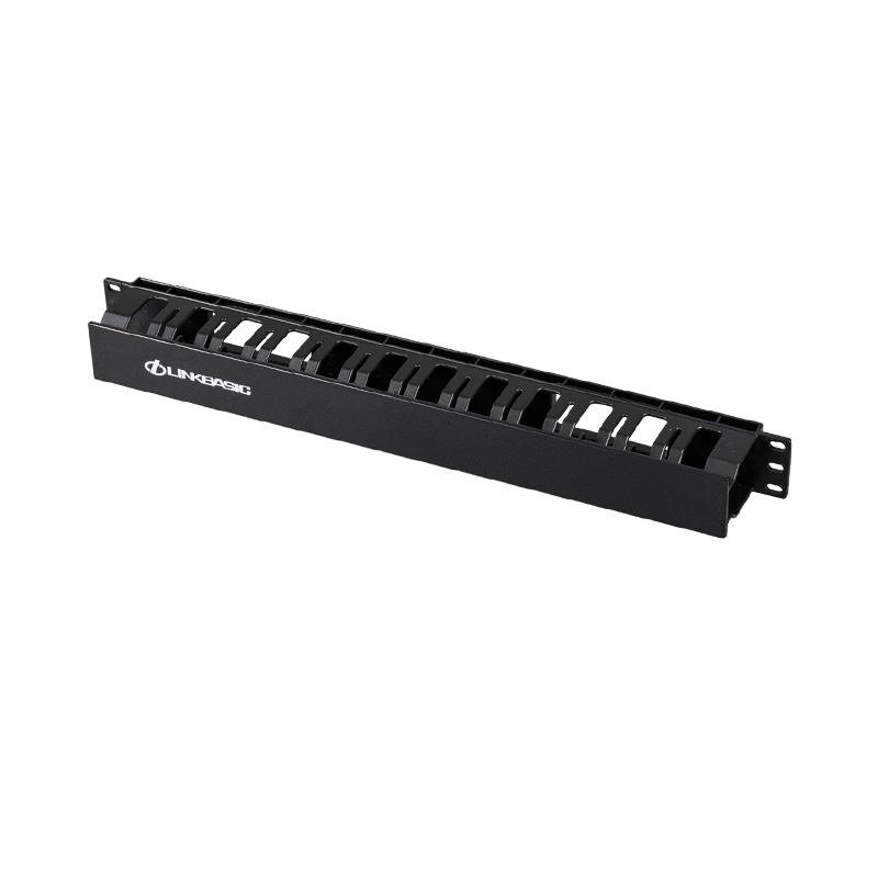 Linkbasic Organizador Cables Horizontal 1U 24 anillos [MTC04]