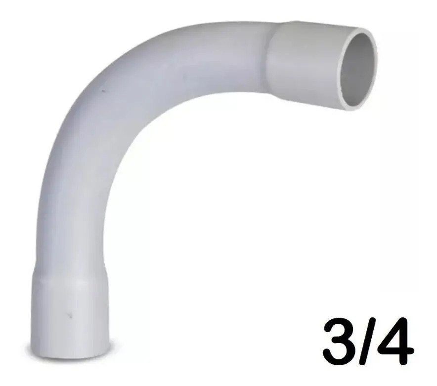 CURVA ELECTRICA PVC 3/4"