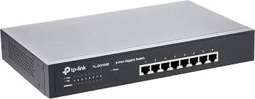 TP-Link - SWITCH 8 PUERTOS TL-SG1008, NO ADMINISTRABLE/RACK, 8 PUERTOS GIGABIT ETHERNET