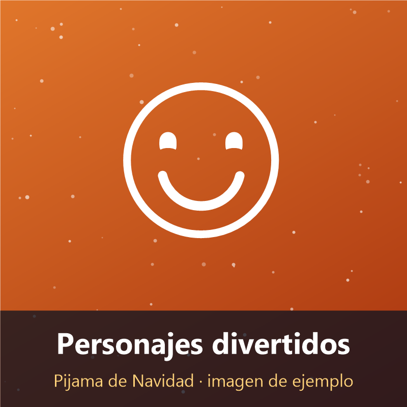Personajes divertidos - Pijamas de Navidad 2026